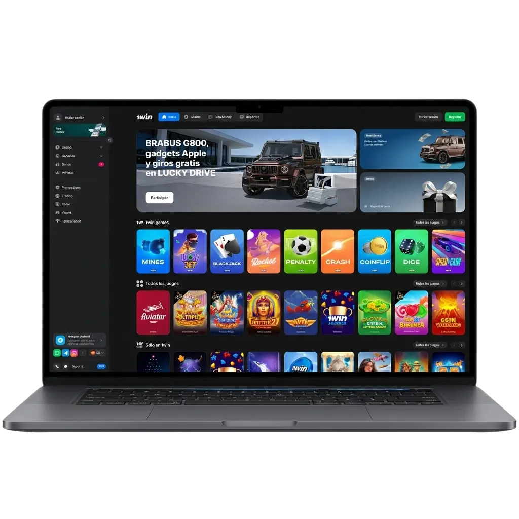 Plataforma 1Win Colombia: apuestas deportivas, casino en vivo y bono del 100% desde 2016