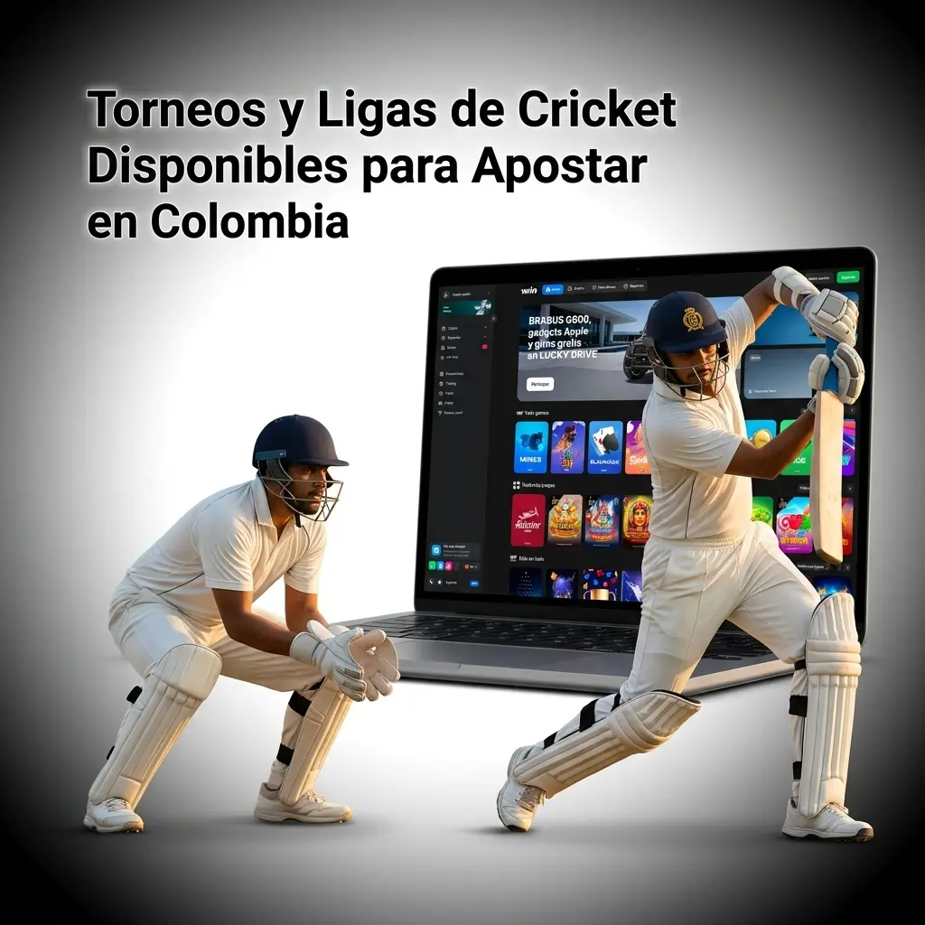 Torneos de cricket disponibles para apostar en Colombia: ICC World Cup, IPL, T20 y más en 1Win