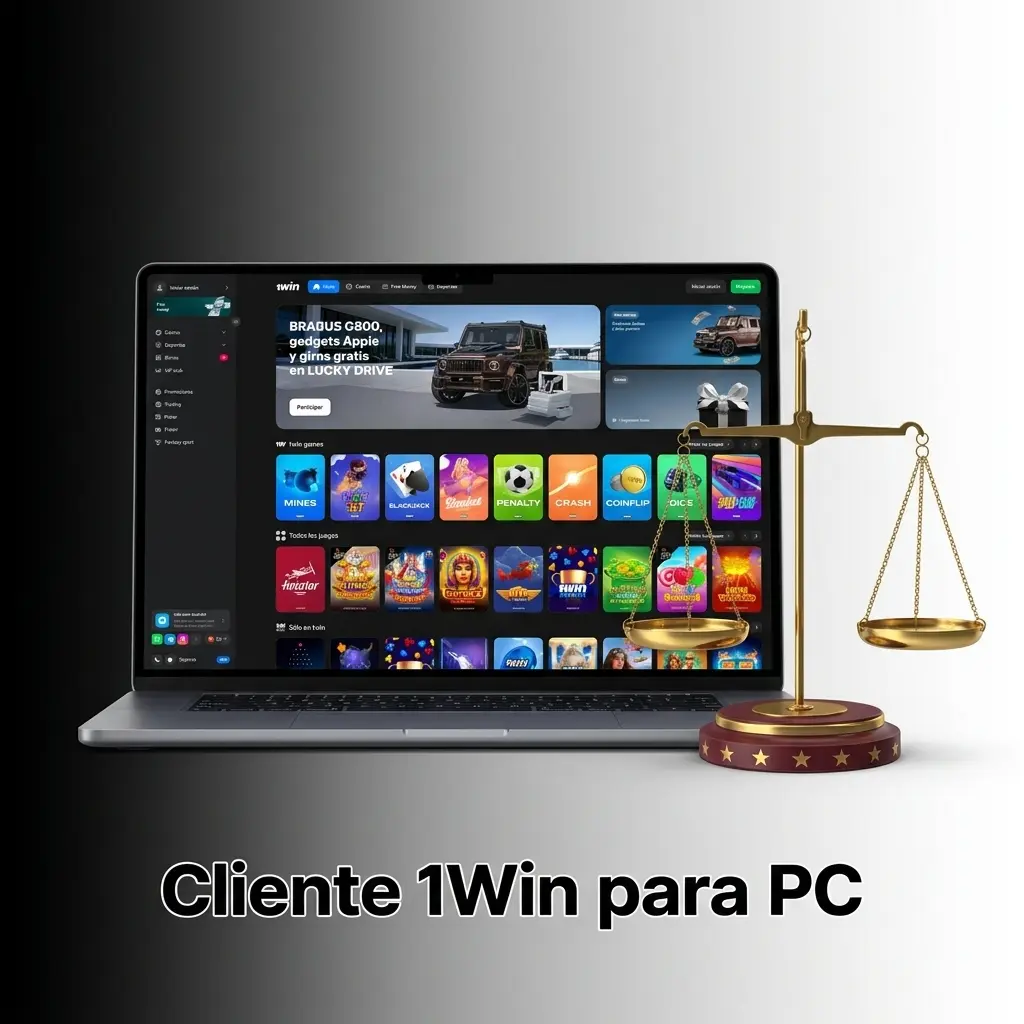 Plataforma web 1Win accesible desde PC sin instalación, con casino, apuestas deportivas y gestión de cuenta