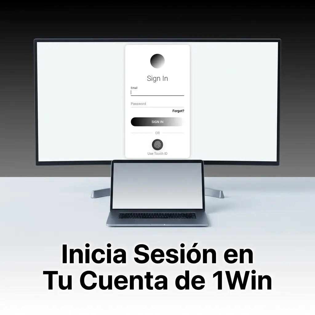 Pasos para iniciar sesión en cuenta 1Win con correo y contraseña en Colombia